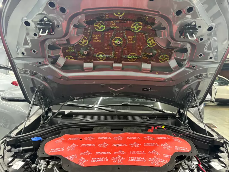 Шумоизоляция капота BMW X2-2