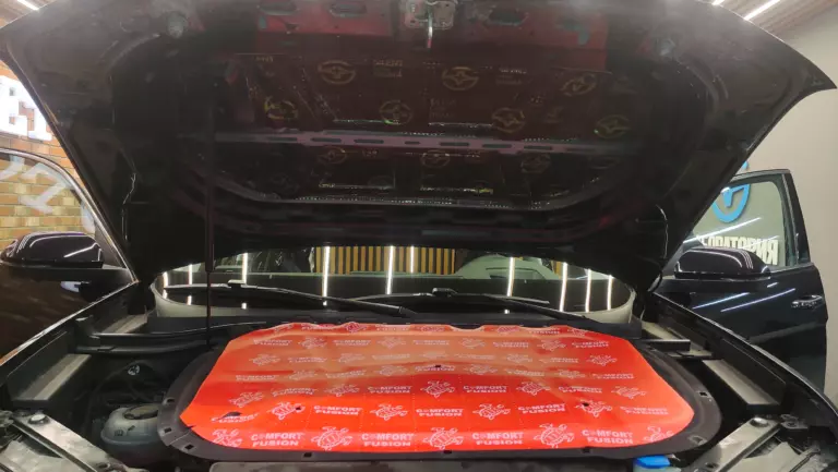 Шумоизоляция капота Volkswagen Teramont-2