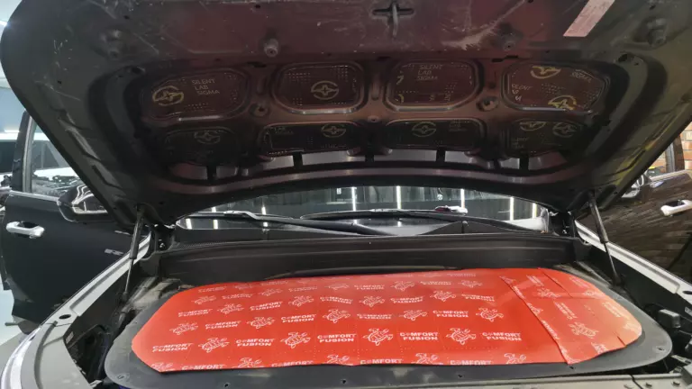 Шумоизоляция капота Hyundai Palisade-2