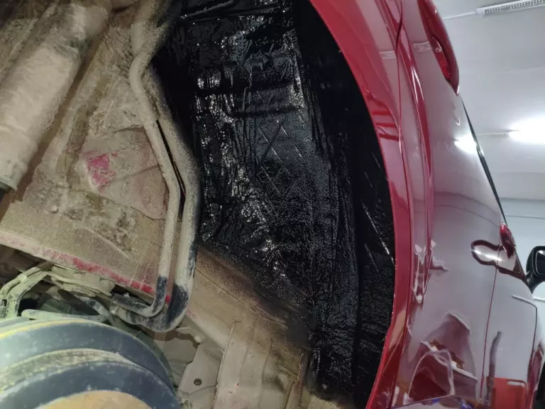 Шумоизоляция арок Nissan Note-2