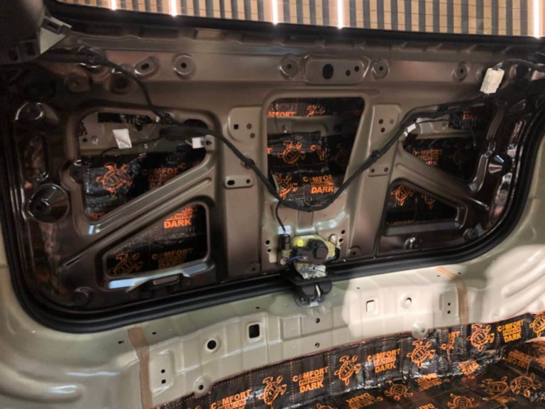 Шумоизоляция багажника haval f7x